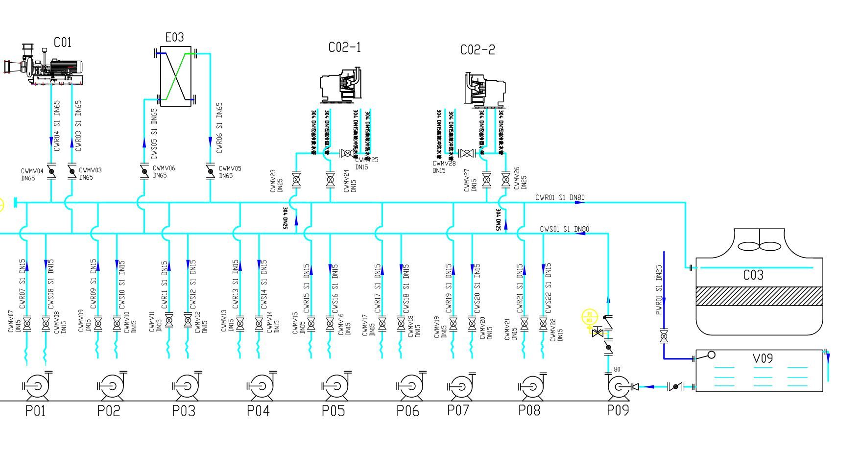 廢水處理MVR系統 廢水處理MVR系統